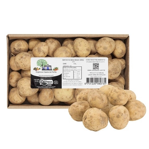 Batata Bolinha Org Cp 600gr