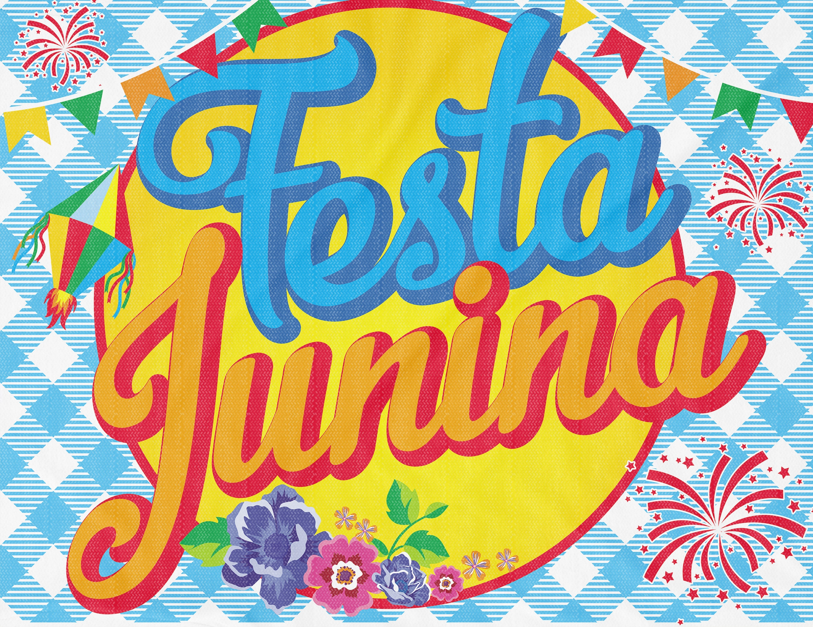Painel Estampado Festa Junina 24.72m Nt.pa.00.0044 Jm