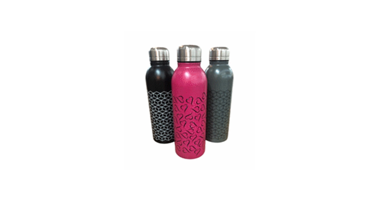 Garrafa Parede Dupla Estampada 600ml Xh9643 Gp6
