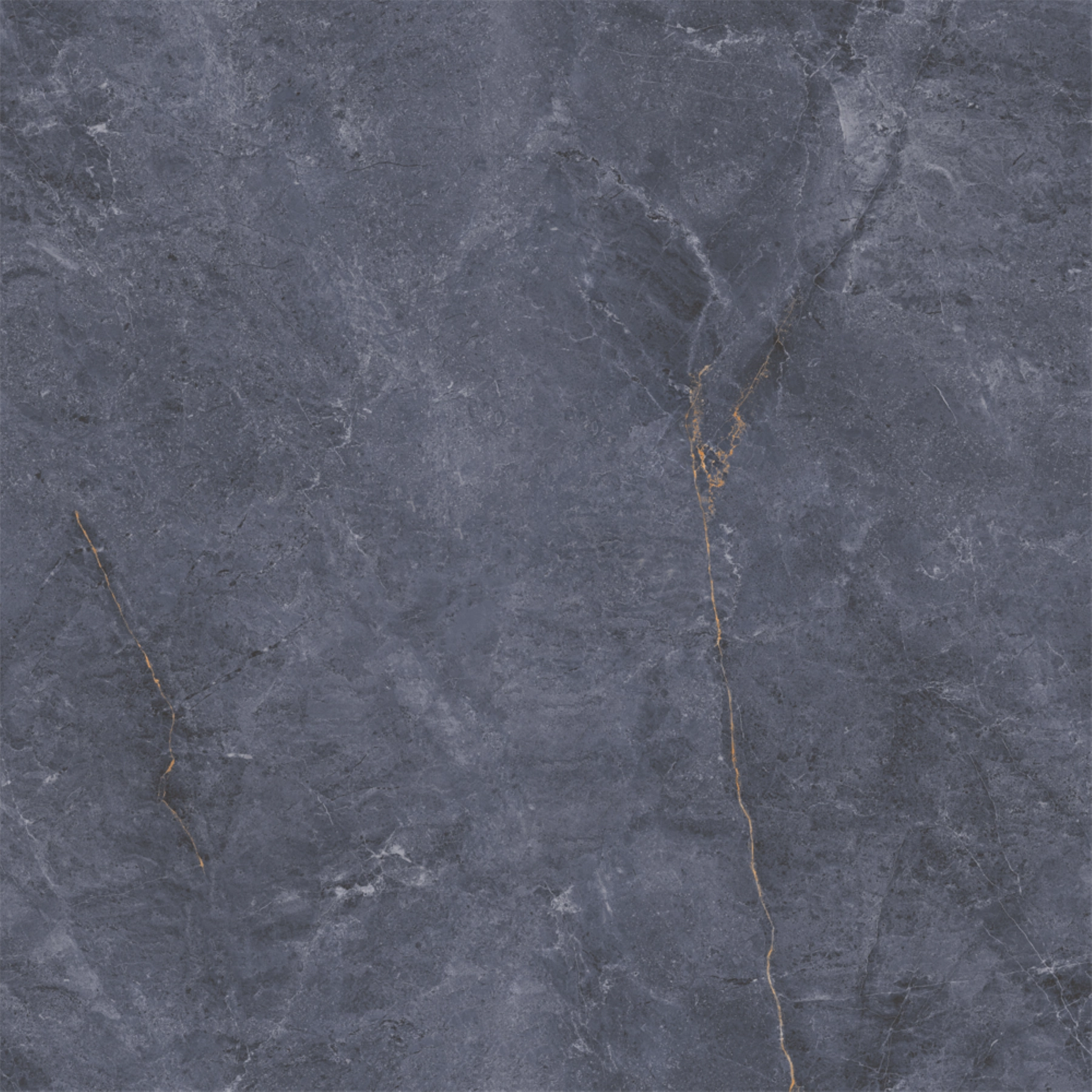 Piso Cerâmico Marmorizado Polido Borda Reta Interno 75x75cm Azure Cerbras