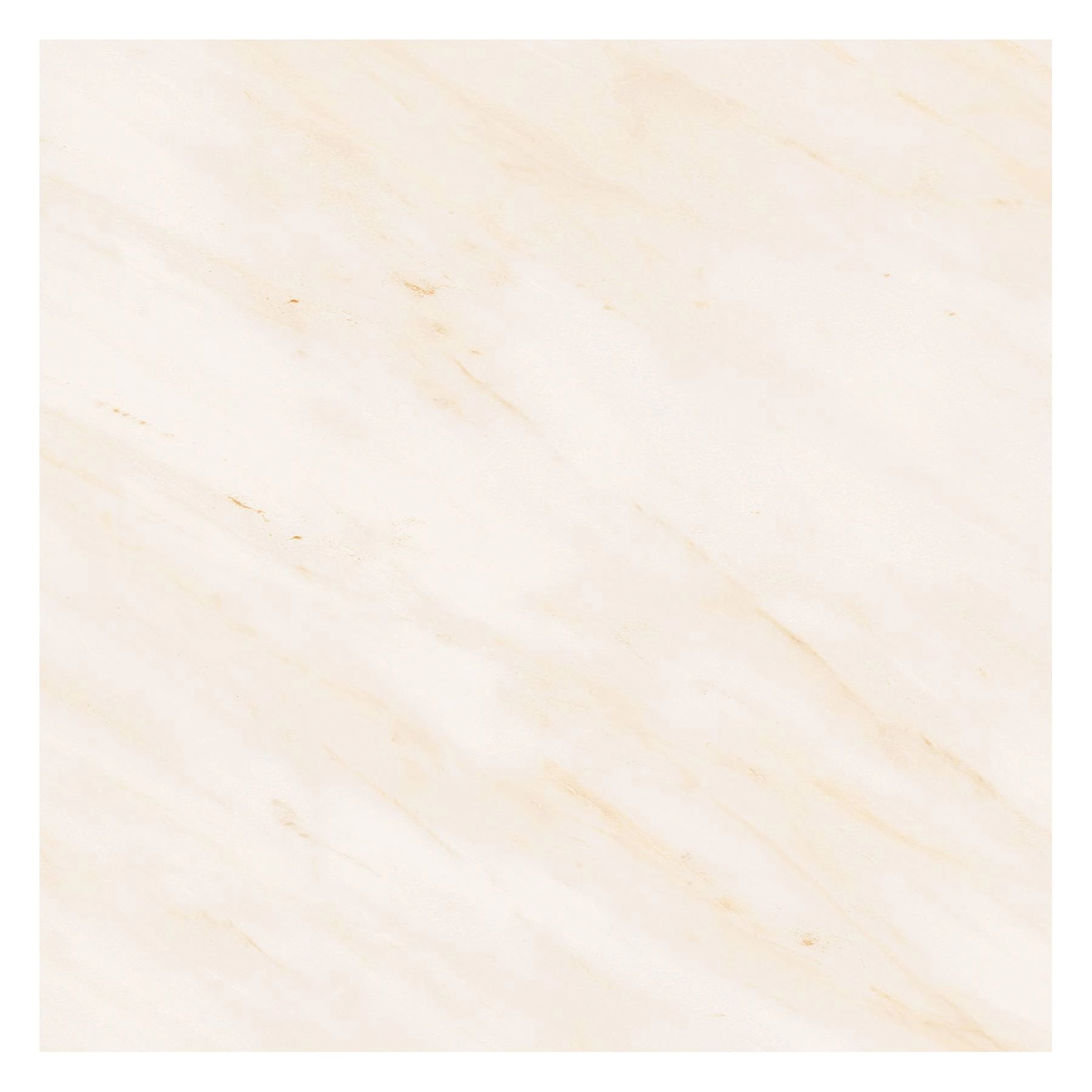 Piso Cerâmico Marmorizado Brilhante Borda Arredondada Interno 46x46cm Ipanema Bege Cerbras