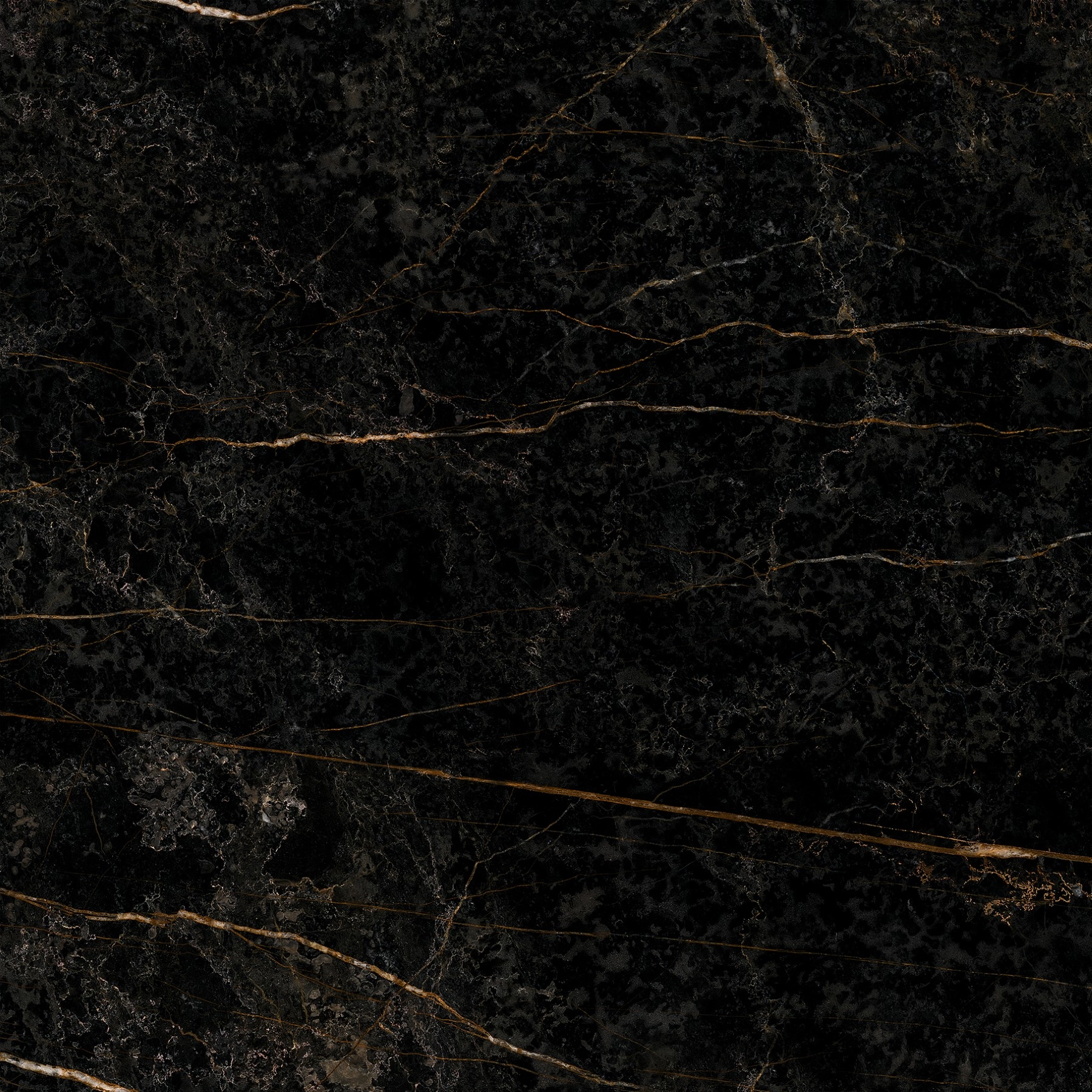 Porcelanato Marmorizado Polido Borda Reta Interno 120x120cm Nero Oro Cerbras