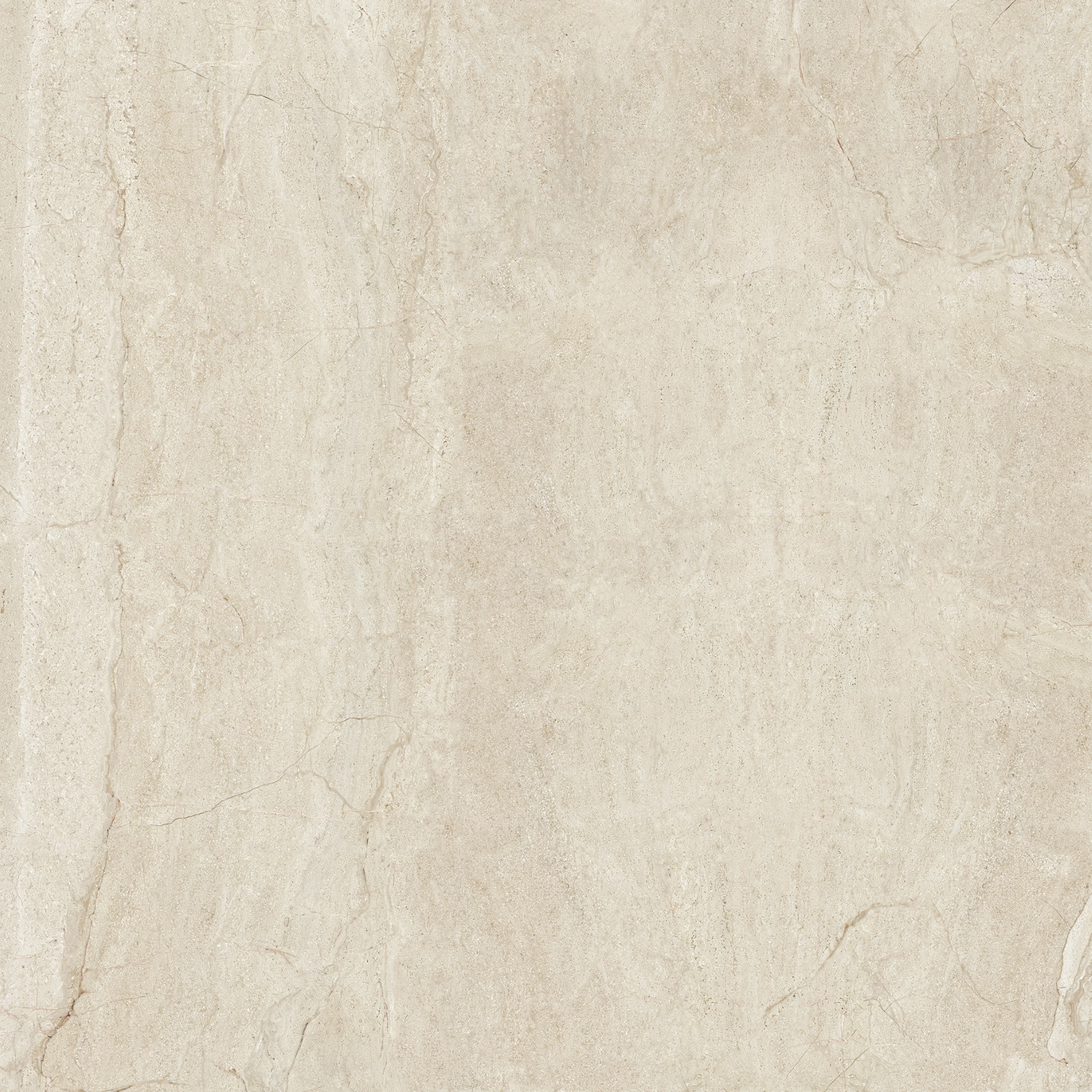 Porcelanato Marmorizado Polido Borda Reta Interno 94,5x94,5cm Travertino Navona Nude Cerbras
