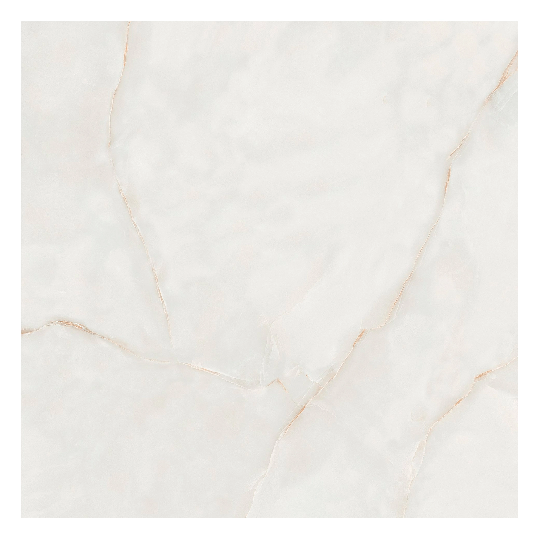 Piso Cerâmico Marmorizado Polido Borda Reta Interno 75x75cm Venezia Gris Cerbras