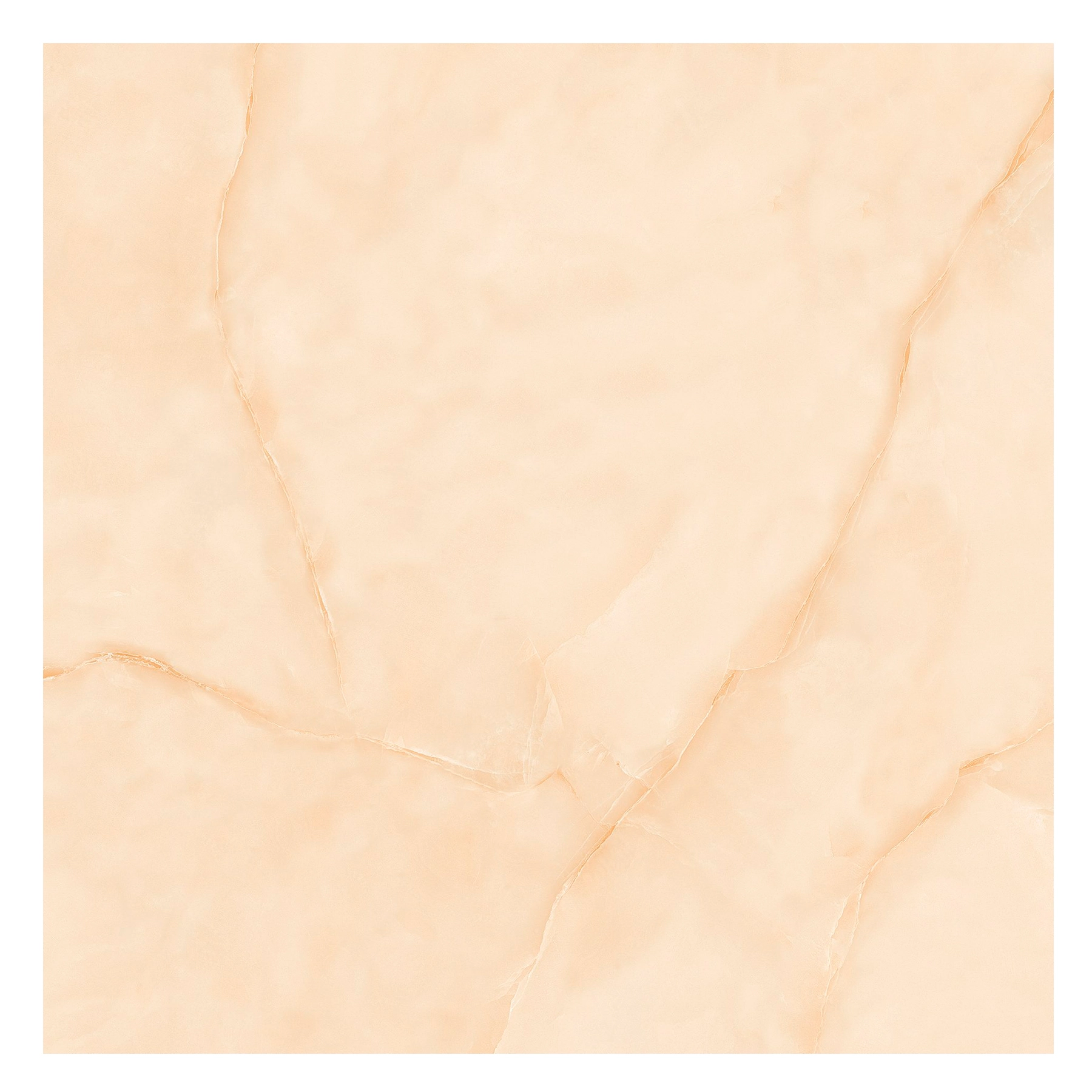 Piso Cerâmico Marmorizado Acetinado Borda Reta Interno 75x75cm Venezia Beige Cerbras