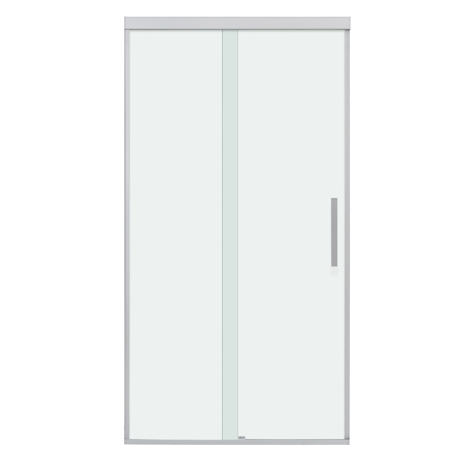 Box para Banheiro Frontal de Correr 120x190cm Vidro Incolor Indux Speed Temper