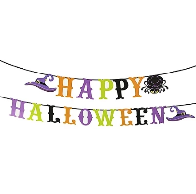 Faixa Decorativa Happy Halloween