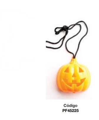 Colar Halloween Abobora C/1 Un