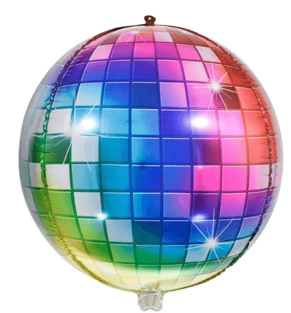 Balao Met Globo Colors 22 Pol 3d