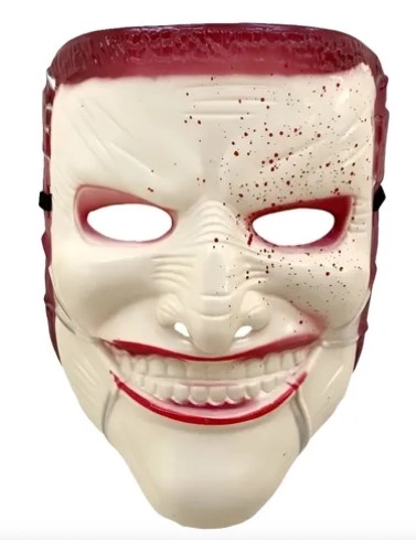 Mascara Plastica Sorriso Malvado C/sangu