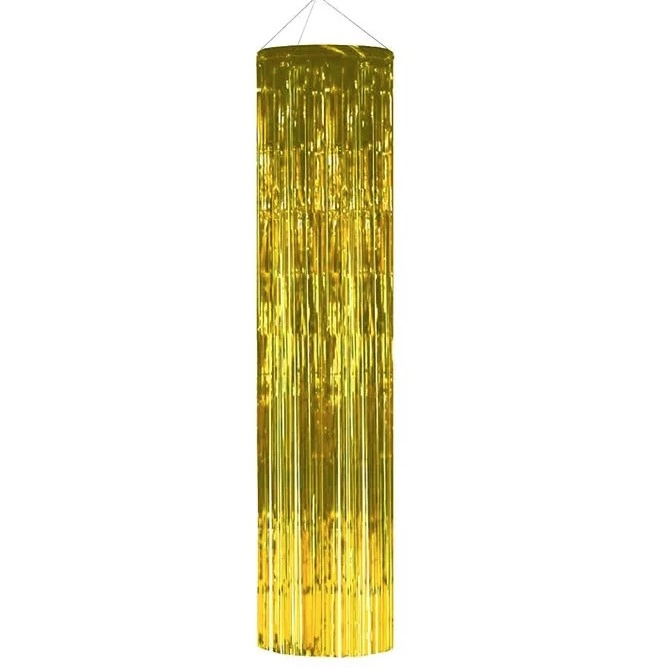 Lustre De Fios Metalizados Dourado Pf35125 1un