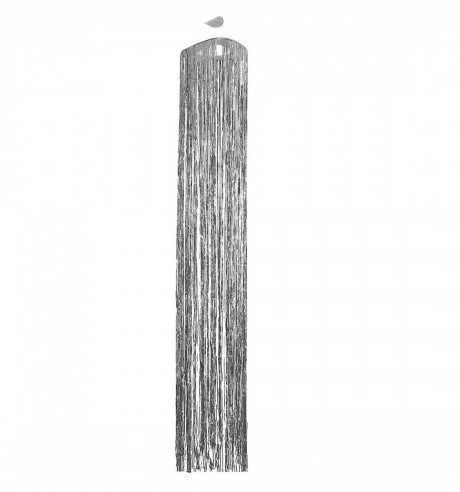 Lustre De Fios Metalizados Prata Pf35125 1un