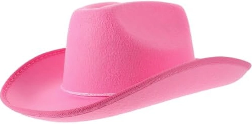 Chapeu Cowgirls Curvado Rosa Fox Un