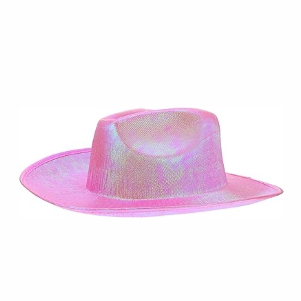 Chapeu Cowgirl Curvado Furta Cor Rosa Ponto Das Festas