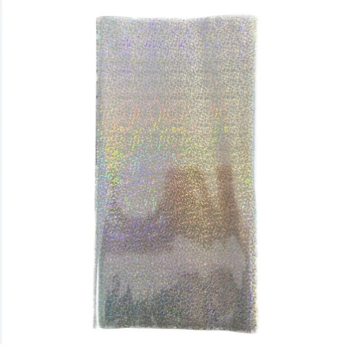 Toalha Mesa Prata Holografica Met 137x183cm Ponto Das Festas