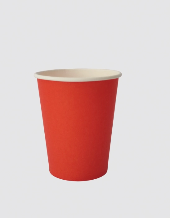 Copo Papel Laranja C/8un 250ml Ponto Das Festas