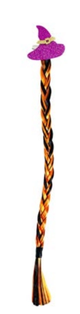 Presilha Halloween Vassoura C/tranca 42cm Preta Ponto Das Festas
