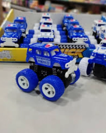 Brinquedo Carrinho Policia C/friccao Sortidos 8,5cm Ponto Das Festas