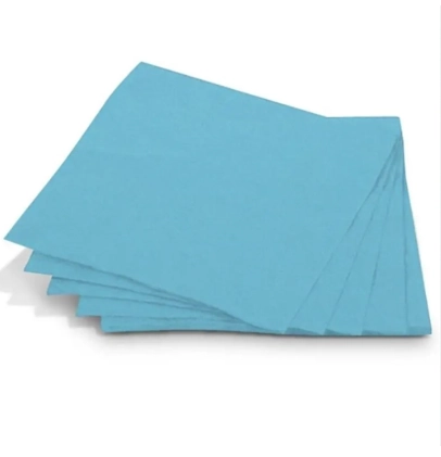 Guardanapo Papel Folha Dupla Azul Cl C/20un 33x33cm Ponto Das Festas
