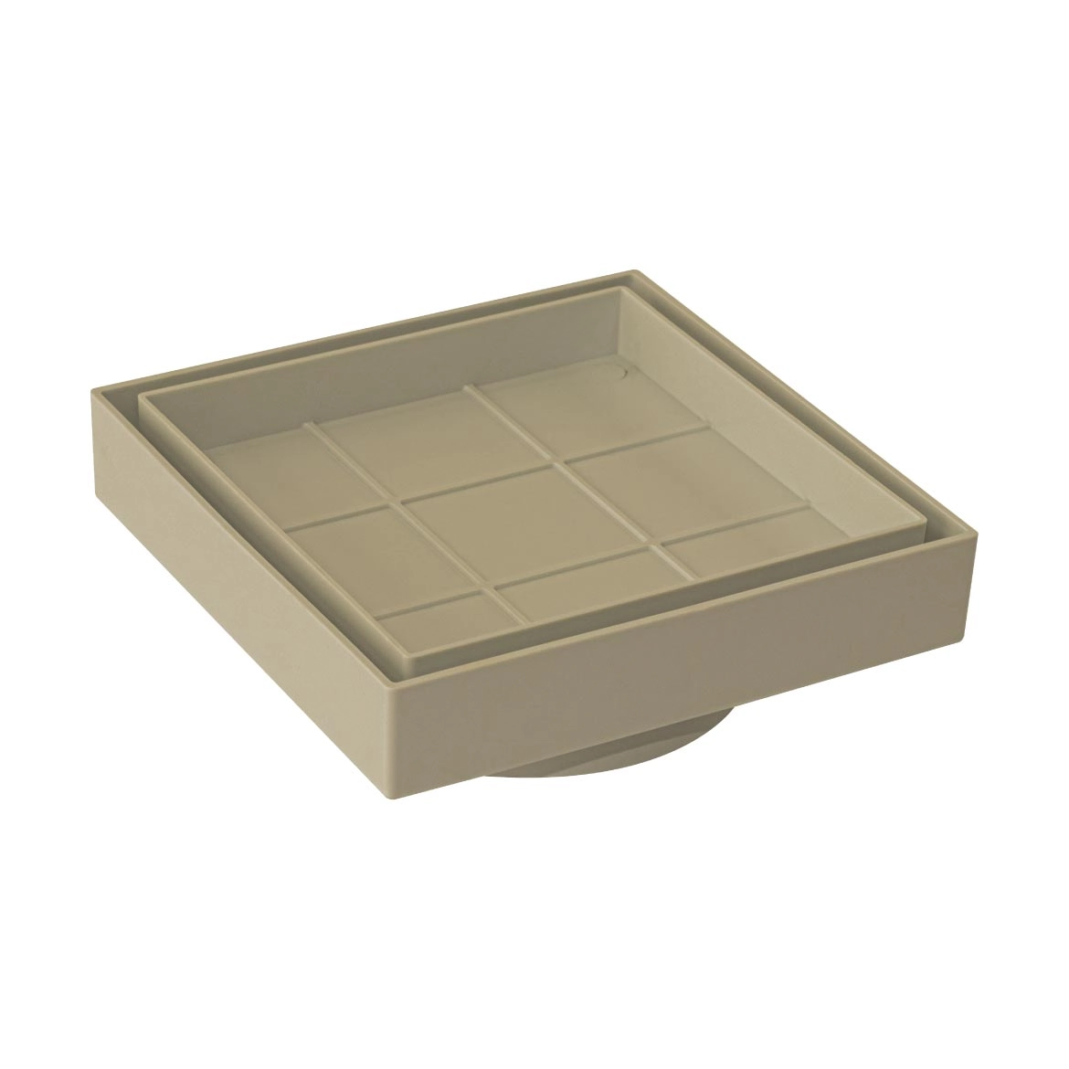 Ralo Oculto Invisivel Anti Inseto Piso Porcelanato Bege St2781