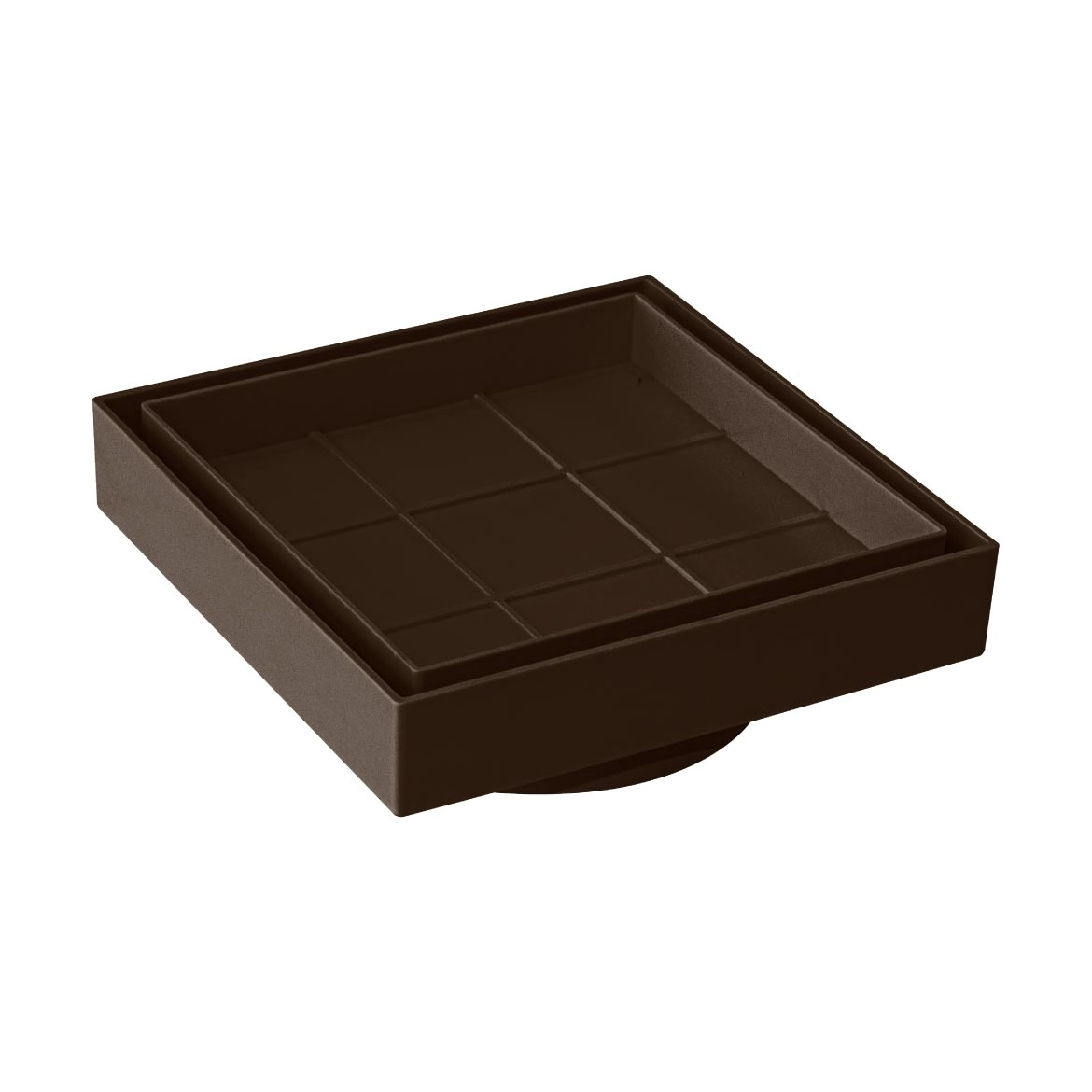 Ralo Oculto Invisivel Anti Inseto Piso Porcelanato Marrom St2781