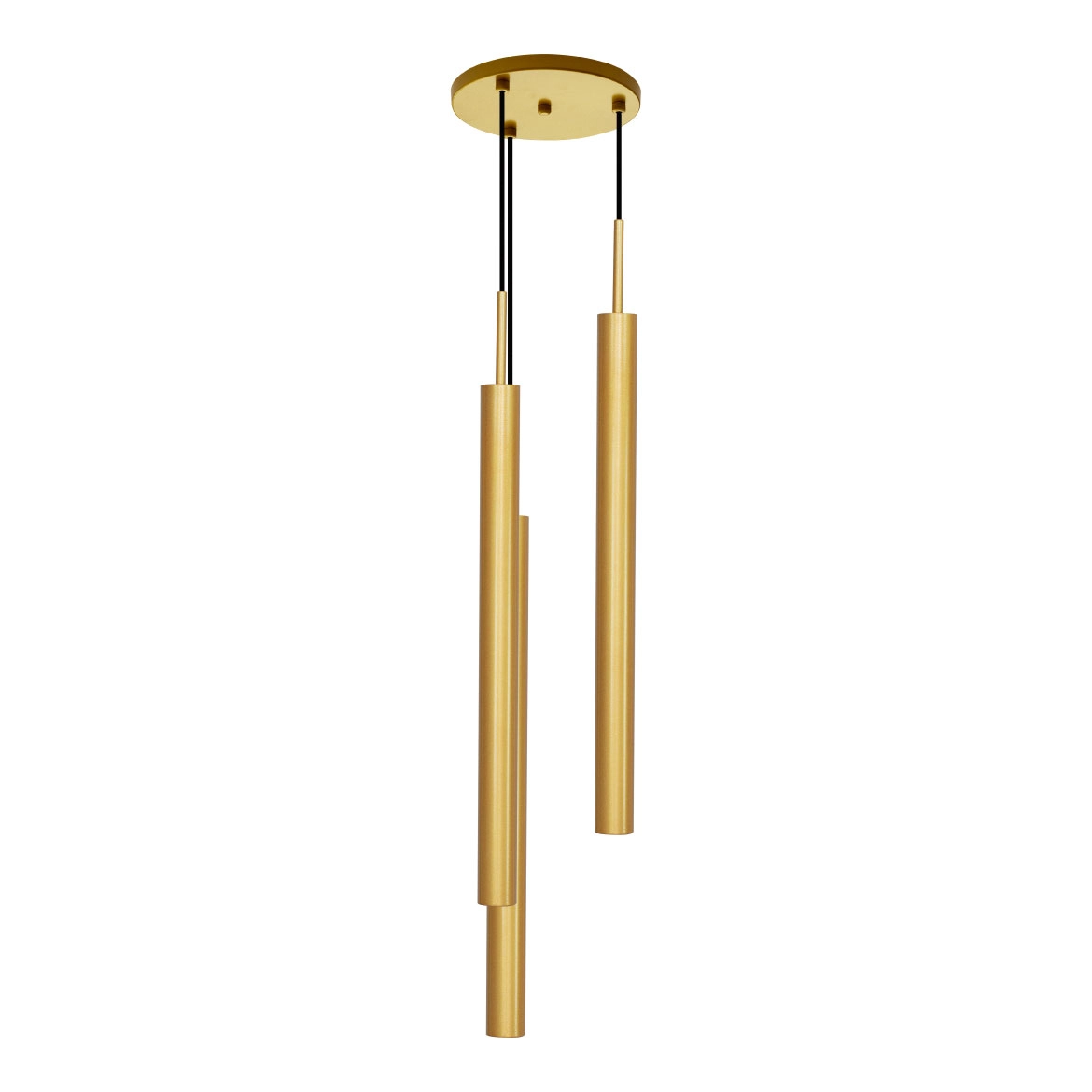 Pendente Tubo Triplo Alumínio P/ Lâmpada Mr11 Gu10 St1699