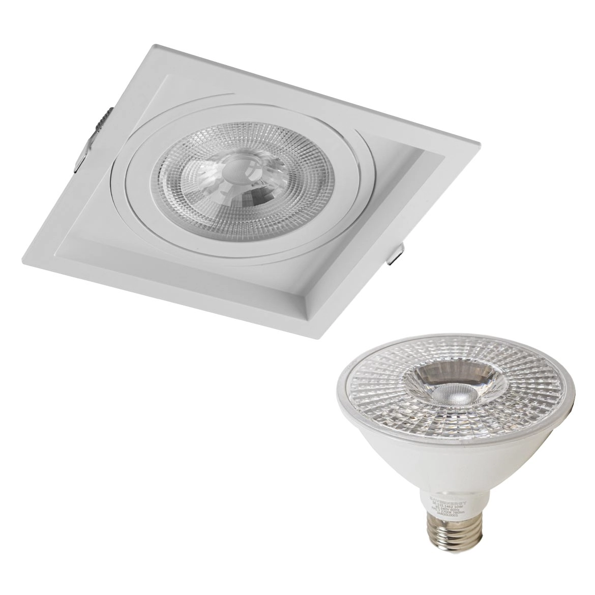 Spot Embutir Click Branco Save Energy + Led Par30 Br. Neutro St1988