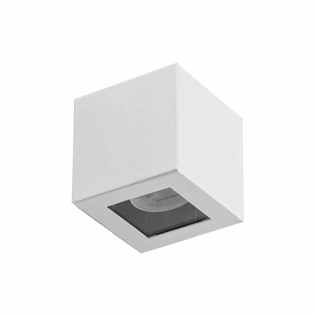 Arandela Box Cubo 1 Facho Externa Branca P/ Mr11 Starlumen St2778