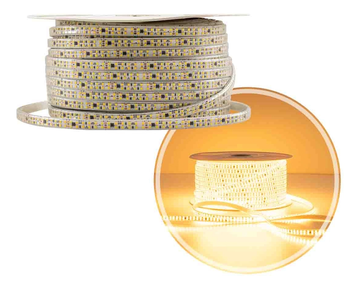 1m de Fita Led Hiper Brilho 127v 18w/m 3000k 2835 Pro 1493 Gaya St2994