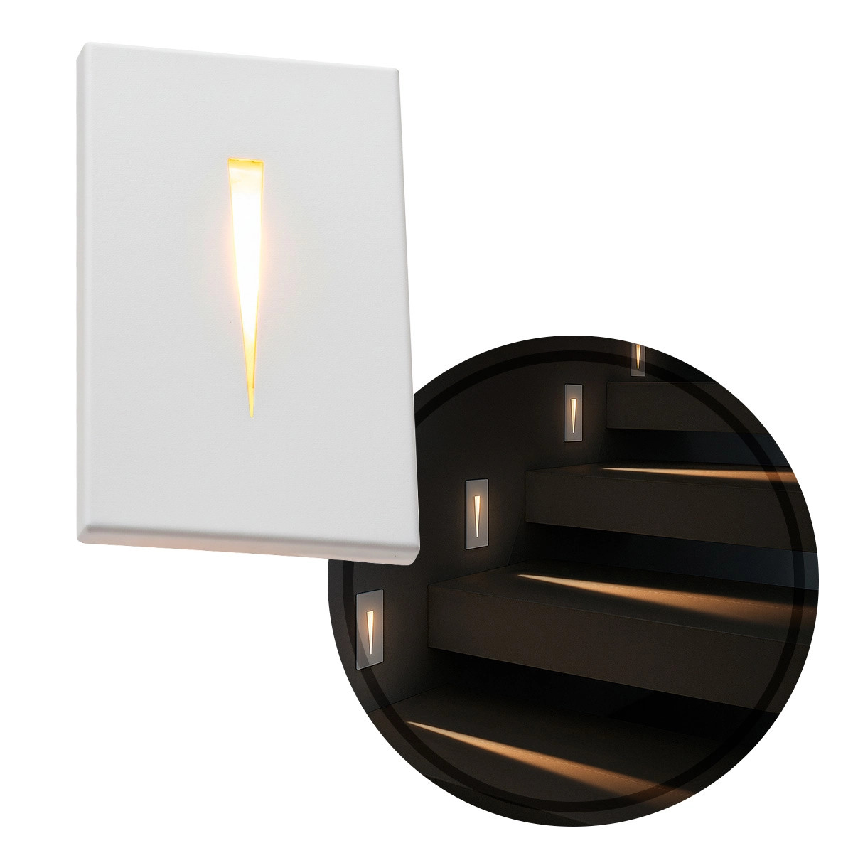 Balizador De Parede Muro Semi Embutido Friso Caixa 4x2 Branco P/ G9 Starlumen St2949