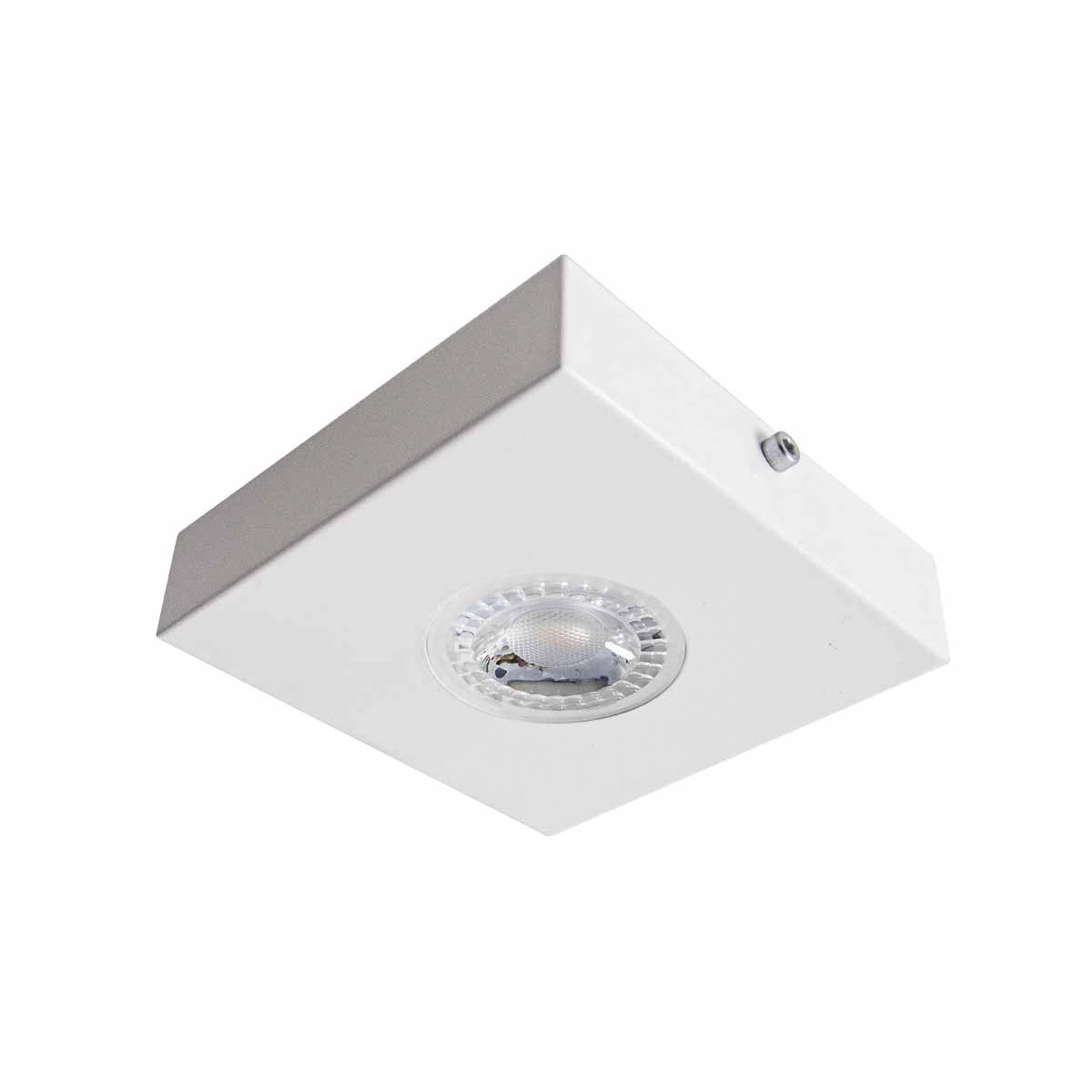 Spot Semi Embutido Quadrado Branco P/ Mr16 Gu10 Starlumen St3148