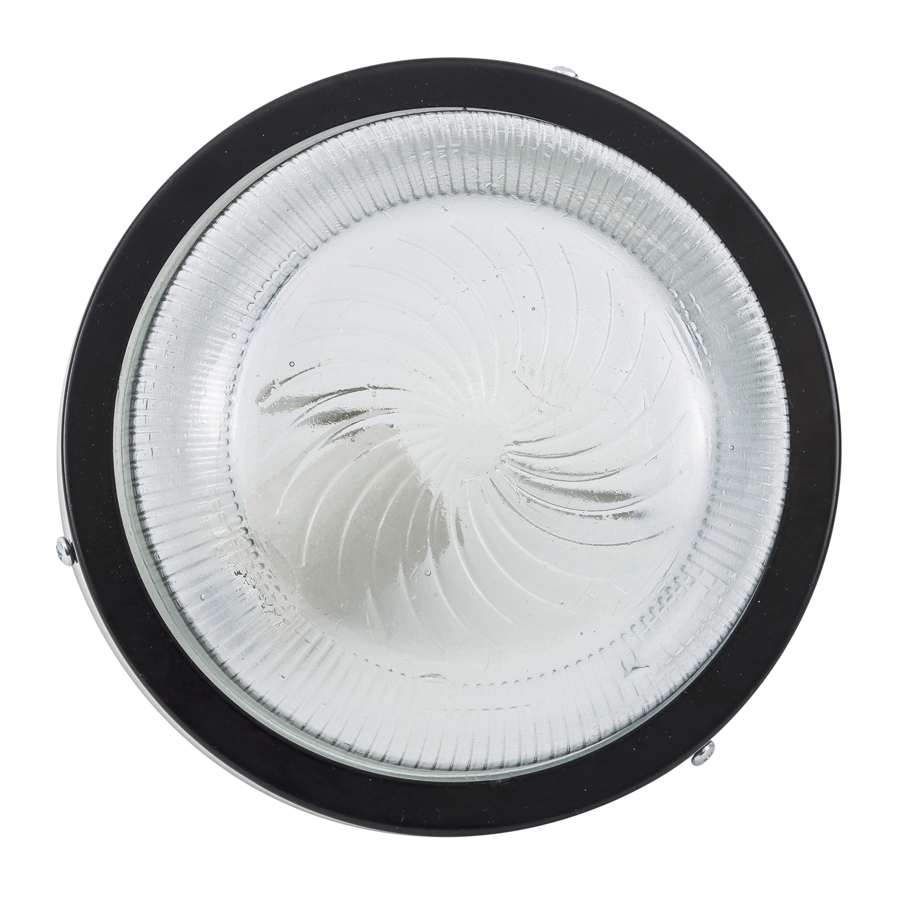 Plafon Coquinho E27 Preto Ferro M.A Luz