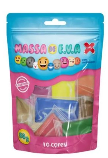Massinha De Eva 10 Cores 13022 Pt 1 Un