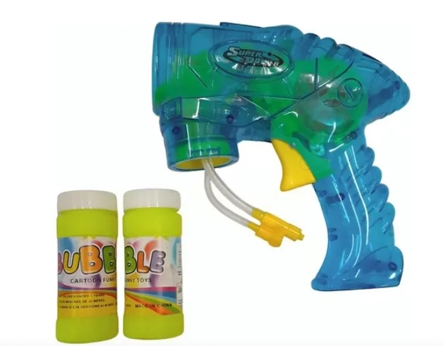 Lanca Bolha Sab Pistola Esp Azul 45ml Make Mais