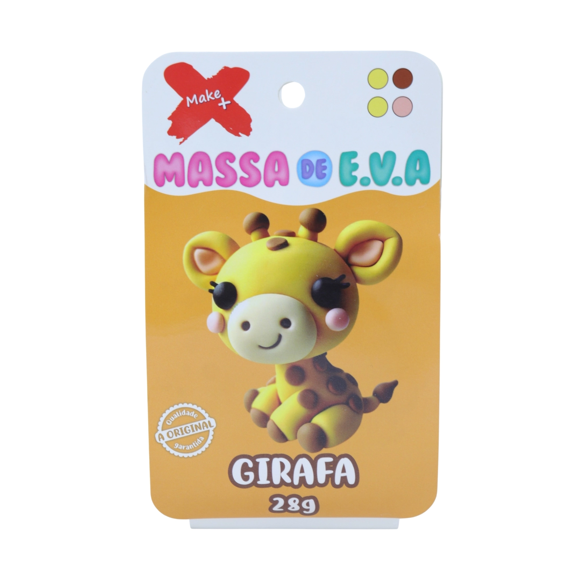 Massa Eva Pote 4 Cores 28g Girafa 13035 Make