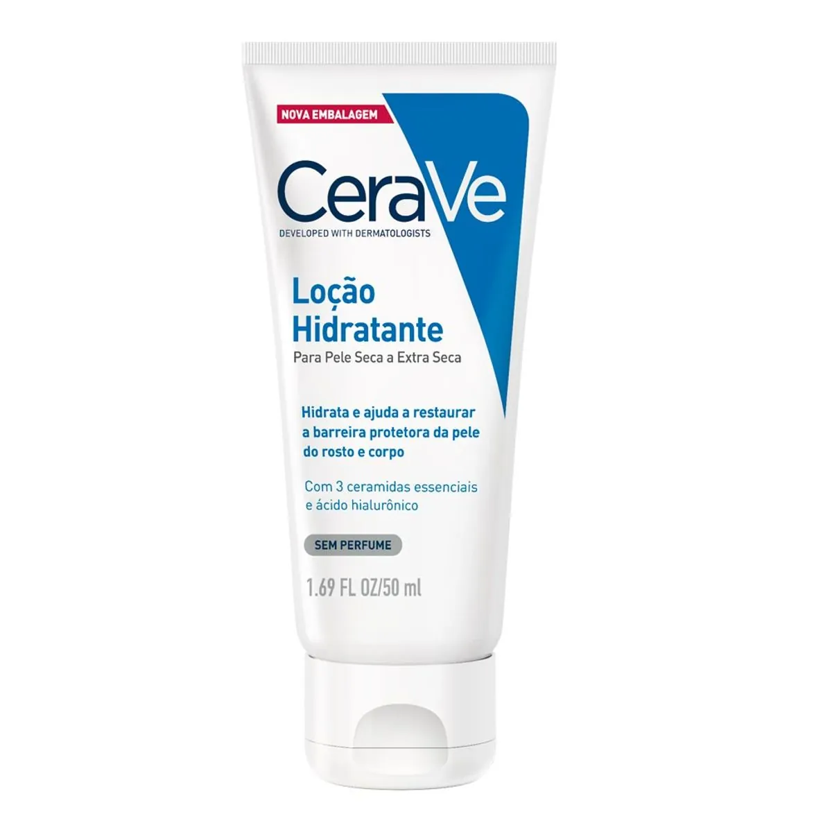 Loção Hidratante Corporal Para Pele Seca A Extra Seca Cerave 50ml