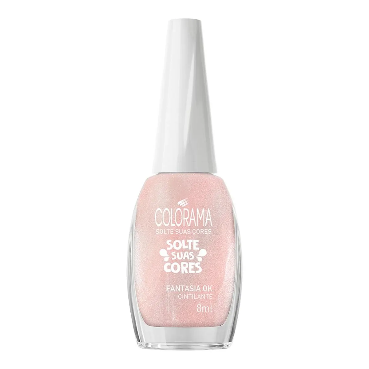 Esmalte Cintilante Fantasia Ok Colorama Solte Suas Cores Frasco 8ml