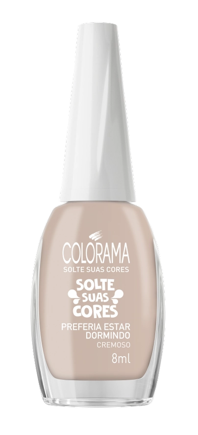 Esmalte Cremoso Preferia Estar Dormindo Colorama Solte Suas Cores Frasco 8ml