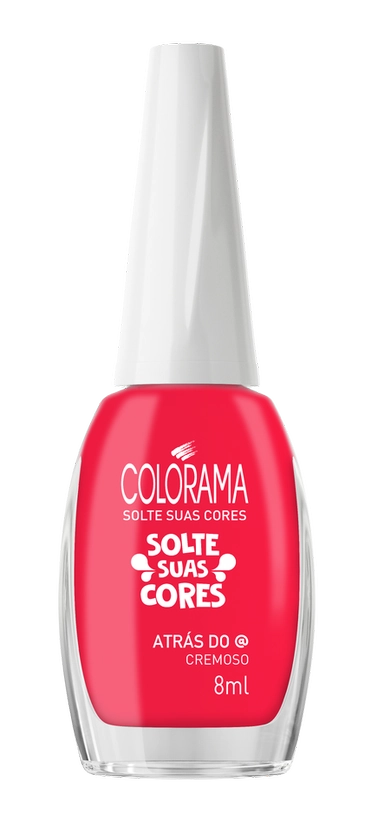 Esmalte Cremoso Atrás Do Colorama Solte Suas Cores Frasco 8ml