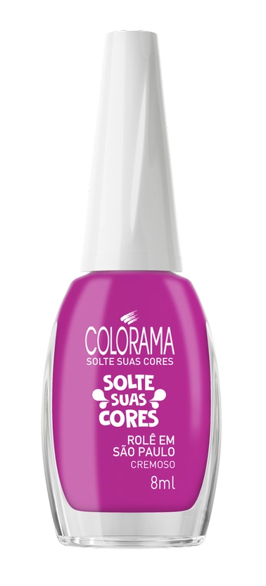 Esmalte Cremoso Rolê Em São Paulo Colorama Solte Suas Cores Frasco 8ml