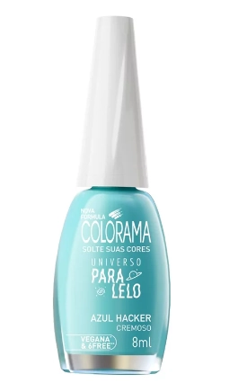 Esmalte Universo Paralelo Azul Hacker Blister Colorama 8ml