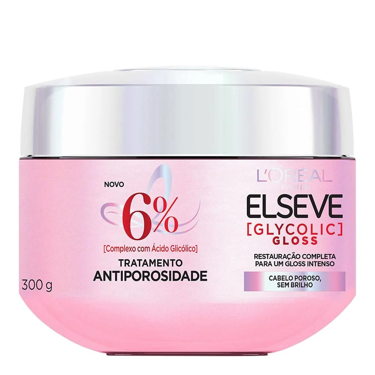 Tratamento Antiporosidade Loréal Paris Elseve Glycolic Gloss Pote 300g
