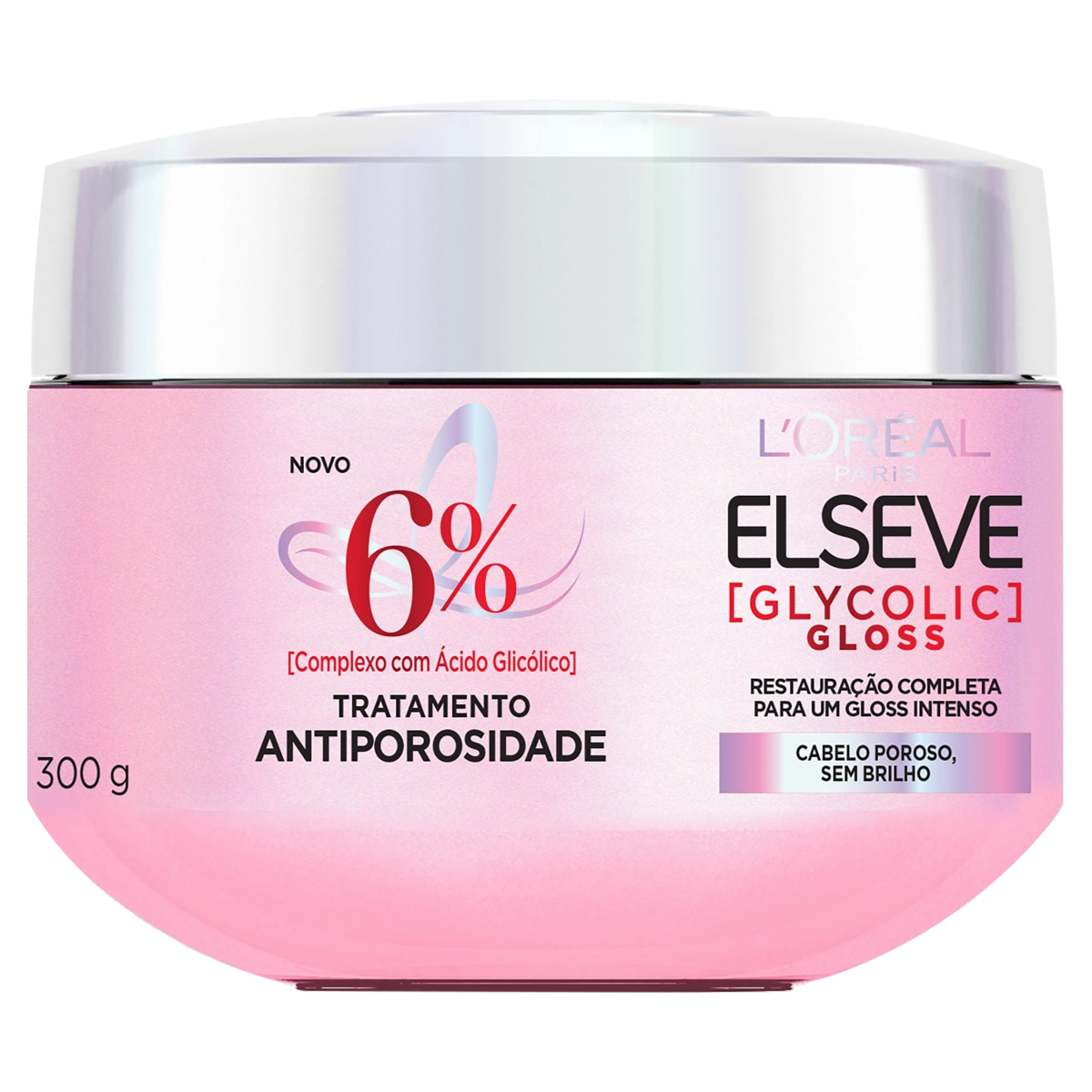 Tratamento Antiporosidade Loréal Paris Elseve Glycolic Gloss Pote 300g