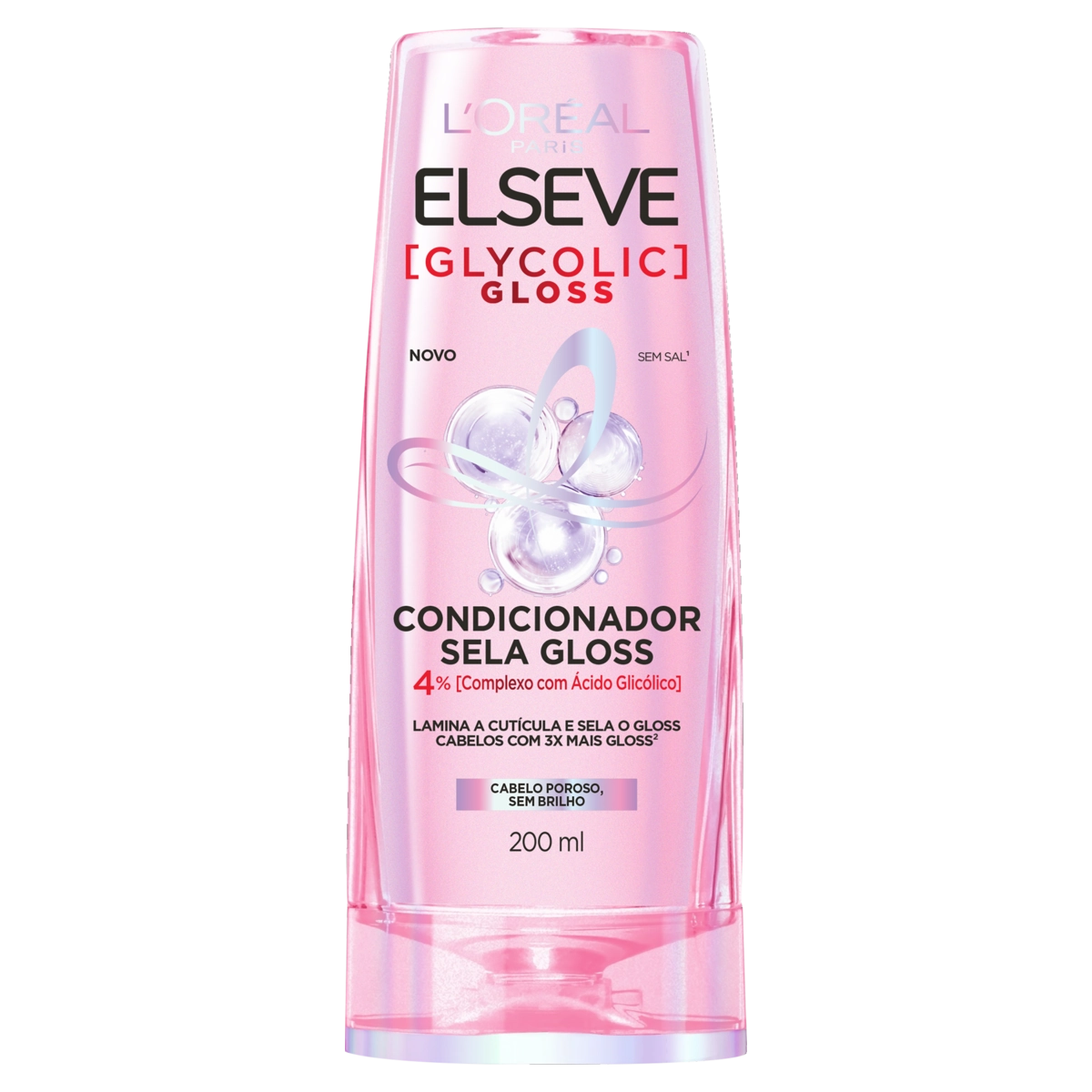 Condicionador Loréal Paris Elseve Glycolic Gloss Frasco 200ml