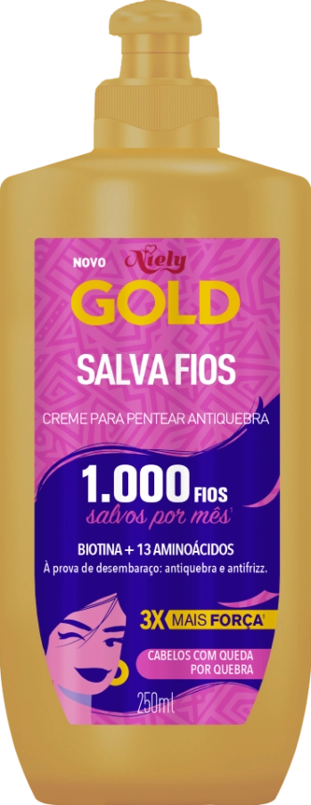 Cr.pentear Niely Gold Salva Fios 250ml Cx 12.0