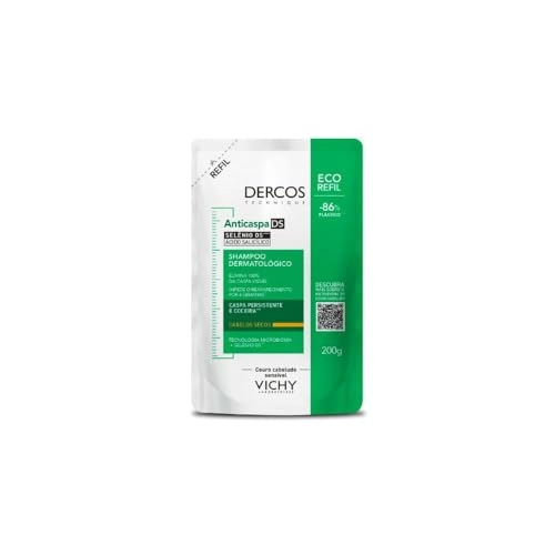 Shampoo Anticaspa Cabelos Secos Vichy Dercos Ds Sachê 200g Refil