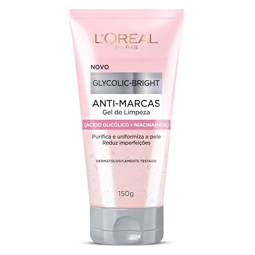 Gel De Limpeza Antimarcas Loréal Paris Glycolic Bright Bisnaga 150g
