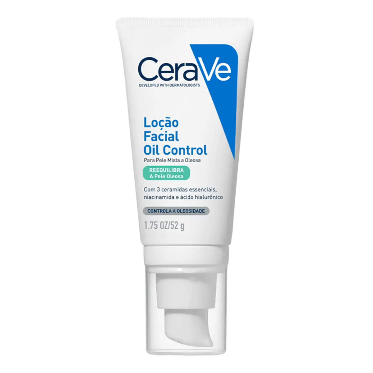 Loção Facial Cerave Oil Control Bisnaga 52g Pump