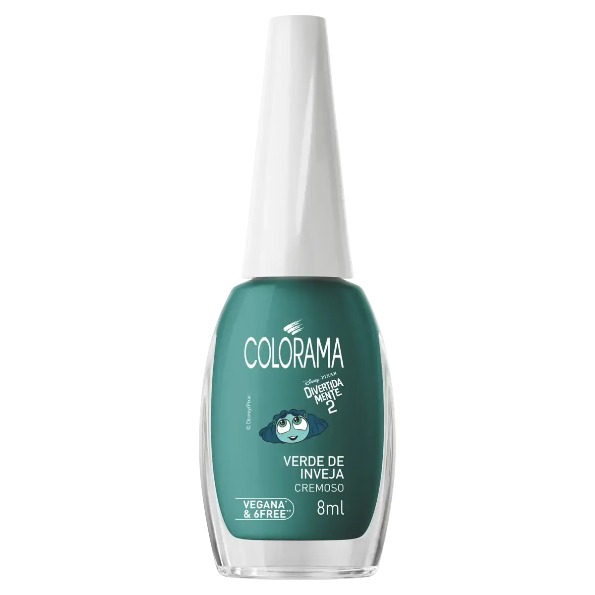 Esmalte Cremoso Verde De Inveja Divertida Mente 2 Colorama Frasco 8ml