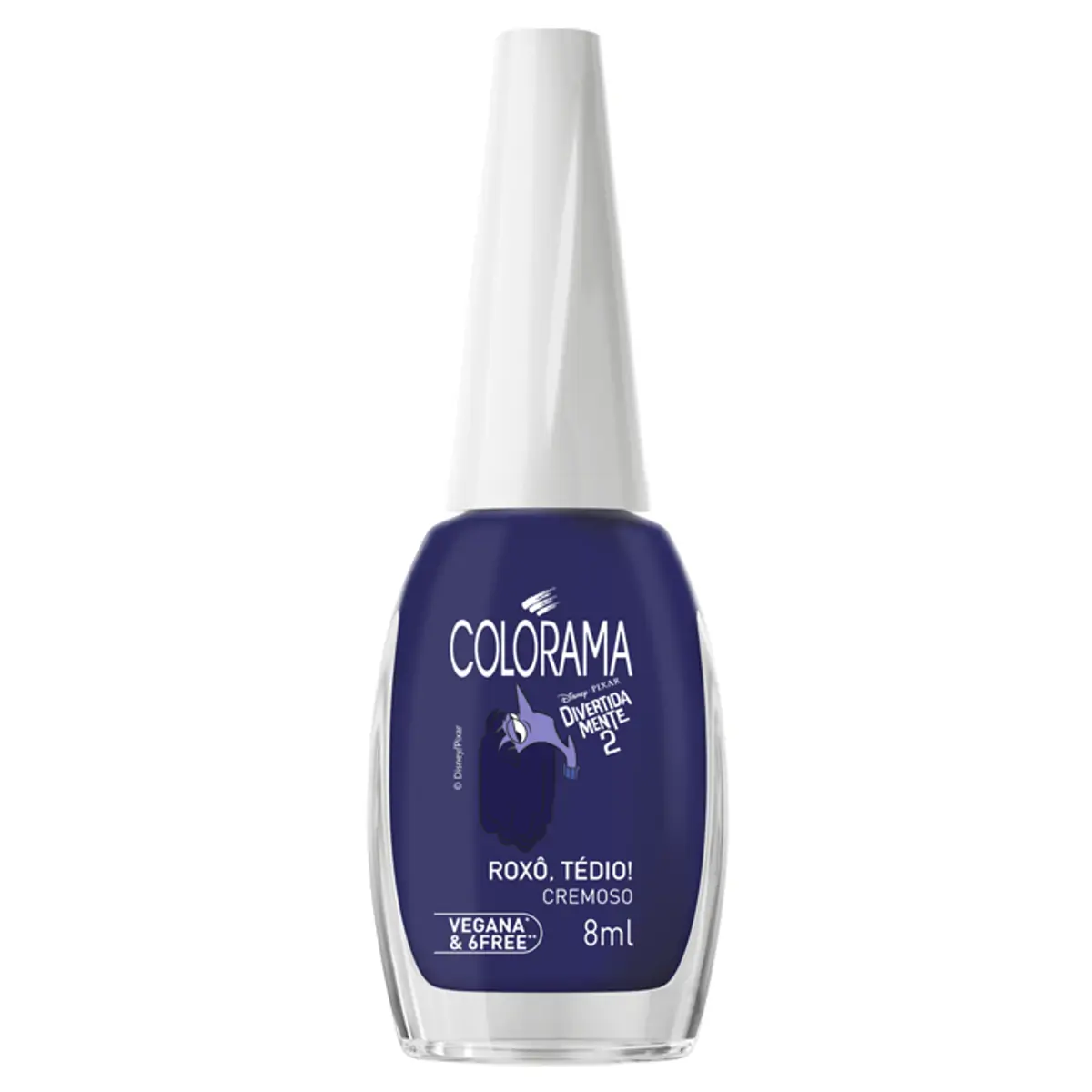 Esmalte Cremoso Roxô, Tédio Divertidamente 2 Colorama Frasco 8ml